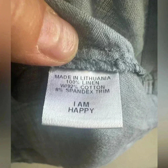 FLAX | Blue Linen “Roadie Tee” Size S - Picture 11 of 12